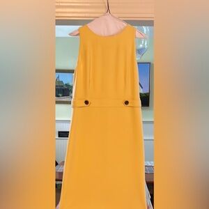 Ann Taylor yellow sheath sleeveless dress /never worn